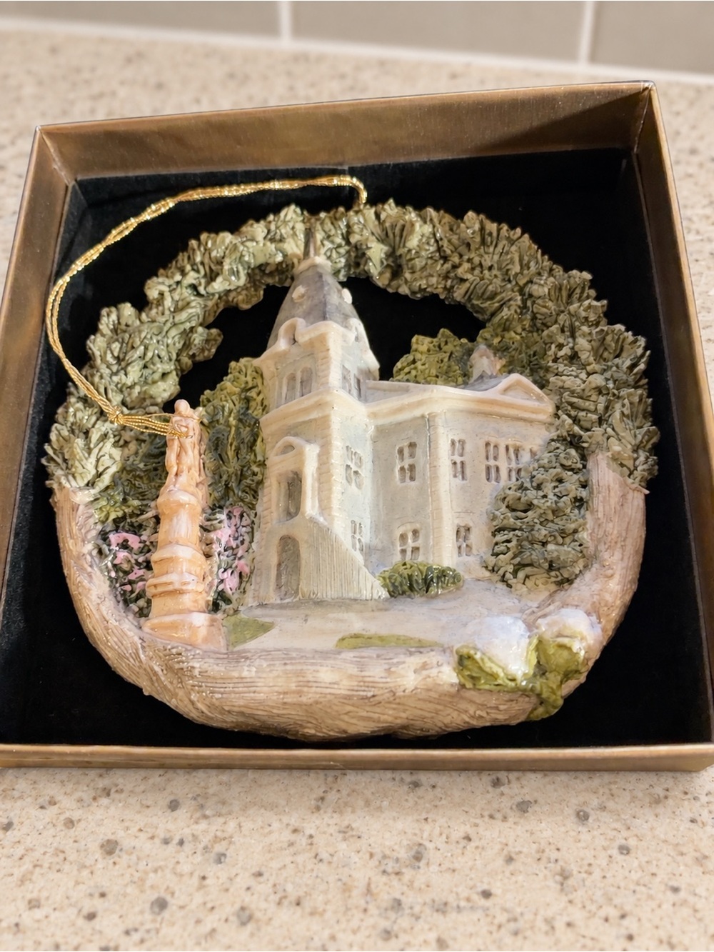 Hestia Marlboro County SC Courthouse Architectural Christmas Ornament Boxed